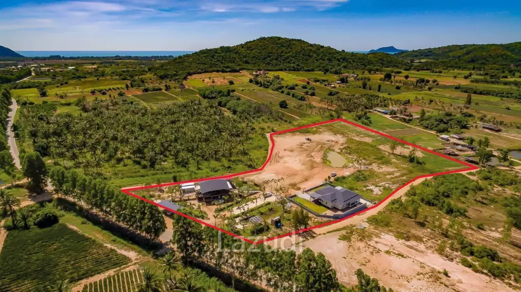 3 BR Pool Villa + Coffee Shop On 10 Rai Land In Khao Kalok