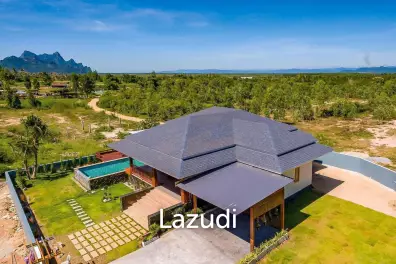 3 BR Pool Villa + Coffee Shop On 10 Rai Land In Khao Kalok