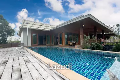 3 BR Pool Villa + Coffee Shop On 10 Rai Land In Khao Kalok