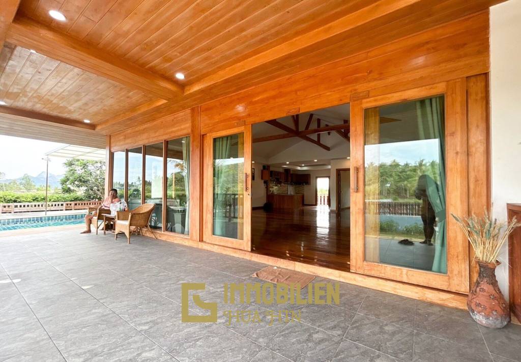 3 BR Pool Villa + Coffee Shop On 10 Rai Land In Khao Kalok