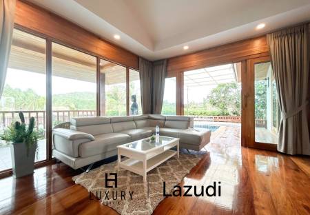 3 BR Pool Villa + Coffee Shop On 10 Rai Land In Khao Kalok