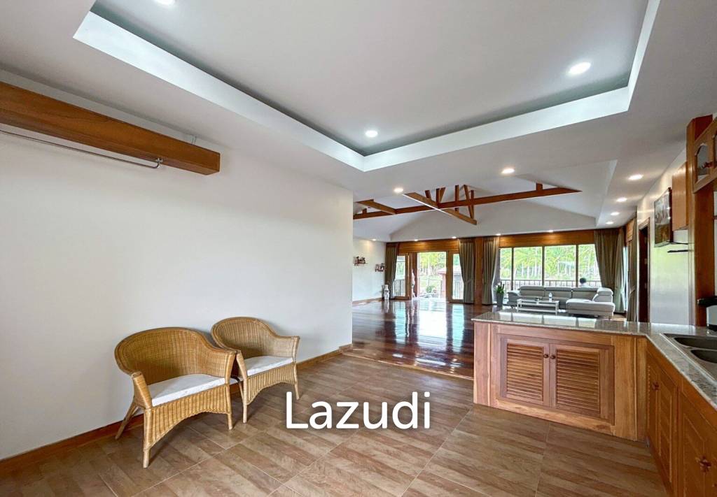 3 BR Pool Villa + Coffee Shop On 10 Rai Land In Khao Kalok