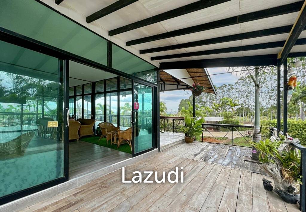 3 BR Pool Villa + Coffee Shop On 10 Rai Land In Khao Kalok