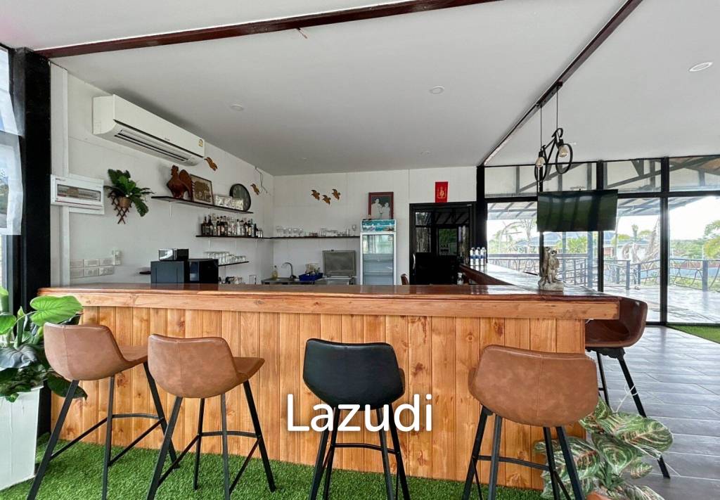 3 BR Pool Villa + Coffee Shop On 10 Rai Land In Khao Kalok