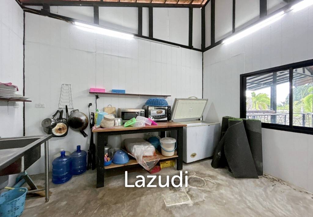 3 BR Pool Villa + Coffee Shop On 10 Rai Land In Khao Kalok