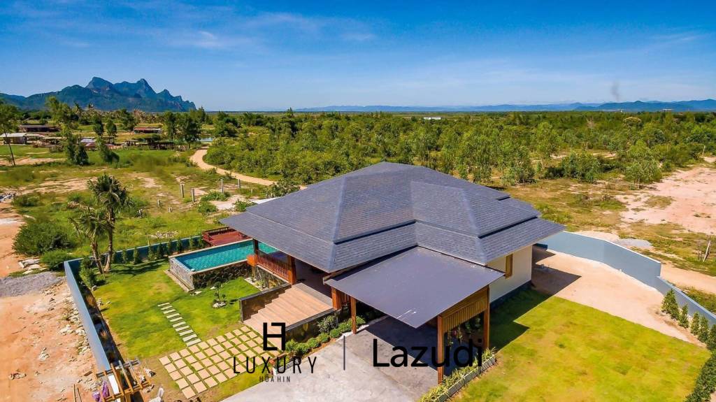 3 BR Pool Villa + Coffee Shop On 10 Rai Land In Khao Kalok