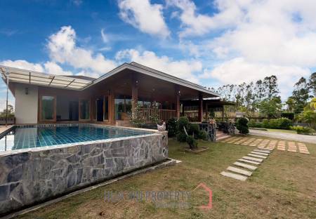 3 BR Pool Villa + Coffee Shop On 10 Rai Land In Khao Kalok