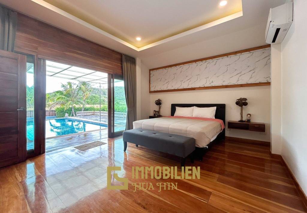 3 BR Pool Villa + Coffee Shop On 10 Rai Land In Khao Kalok