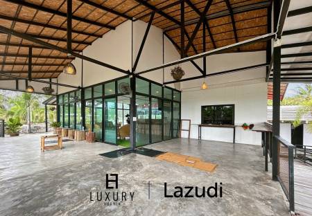 3 BR Pool Villa + Coffee Shop On 10 Rai Land In Khao Kalok