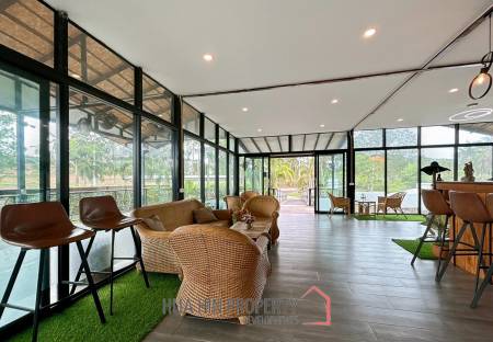 3 BR Pool Villa + Coffee Shop On 10 Rai Land In Khao Kalok