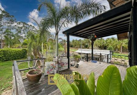 3 BR Pool Villa + Coffee Shop On 10 Rai Land In Khao Kalok