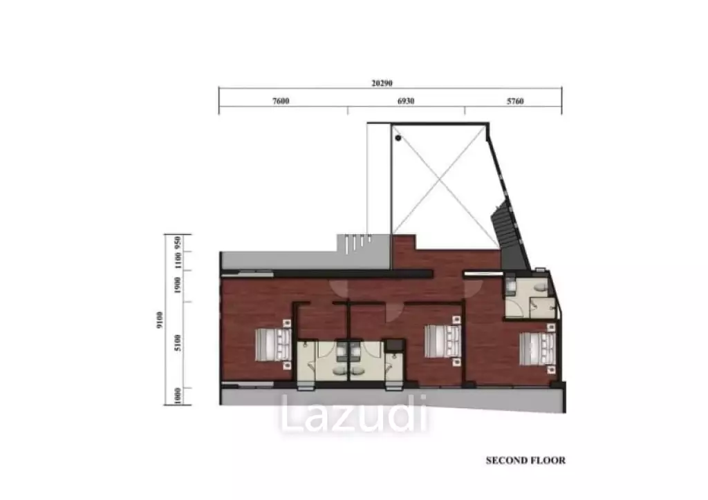 3 Bedrooms 350 SQ.M. Unique Design Luxury House