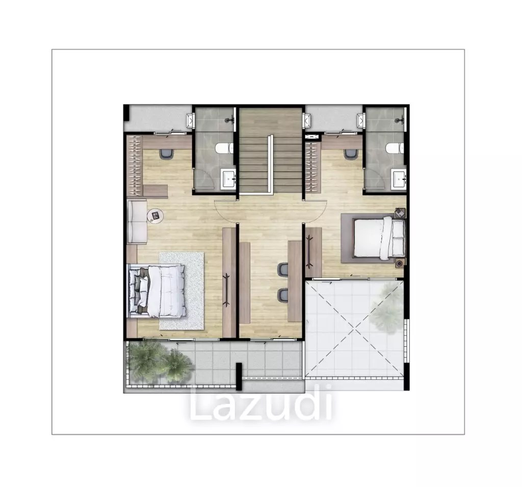 4 Bed 4 Bath 329 SQ.M Nirvana Absolute Krungthep Kreetha