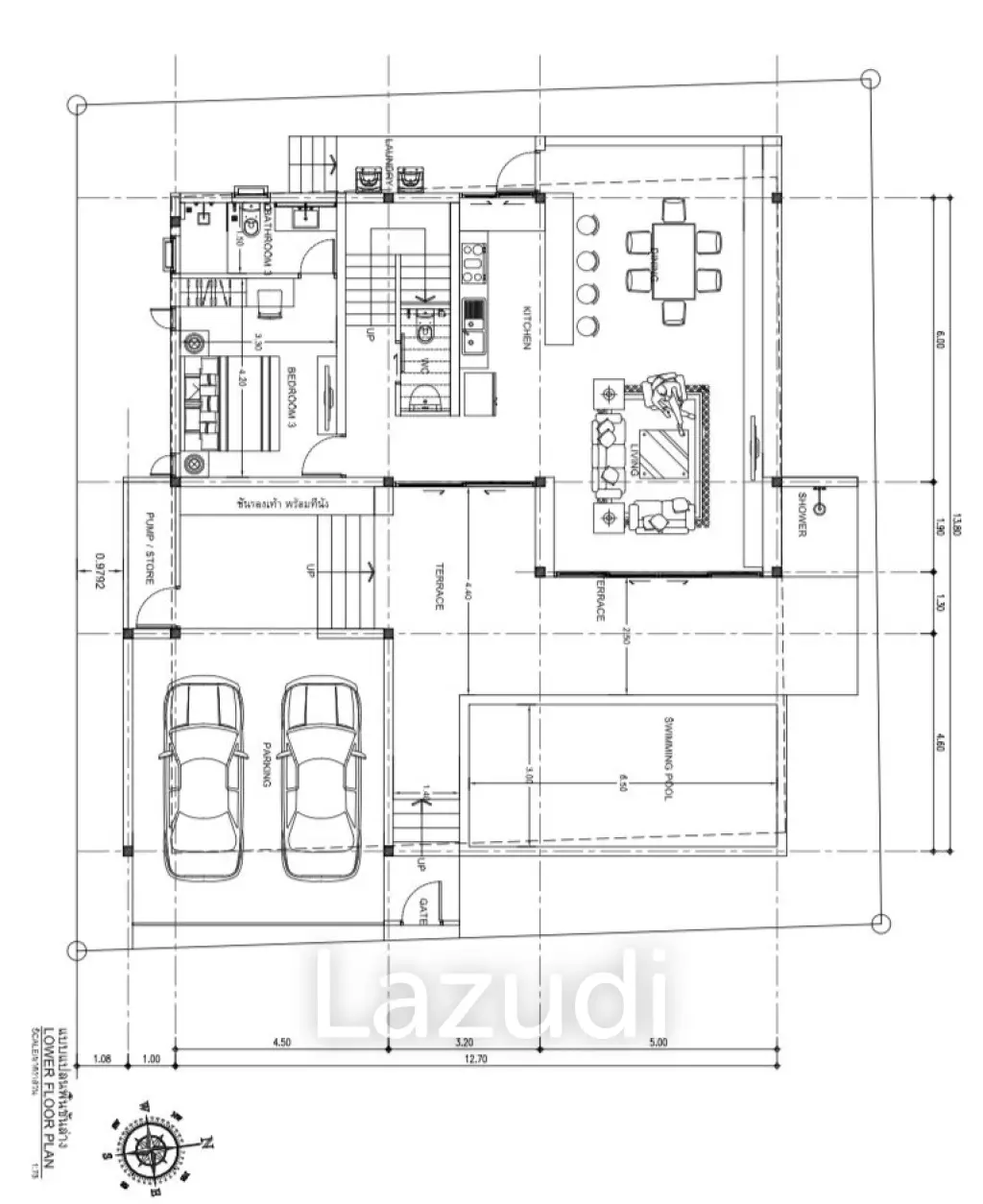 3 Bed 4 Bath 332 SQ.M Civilai Pool Villas Phase 2