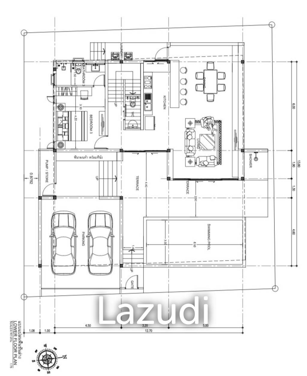 3 Bed 4 Bath 332 SQ.M Civilai Pool Villas Phase 2