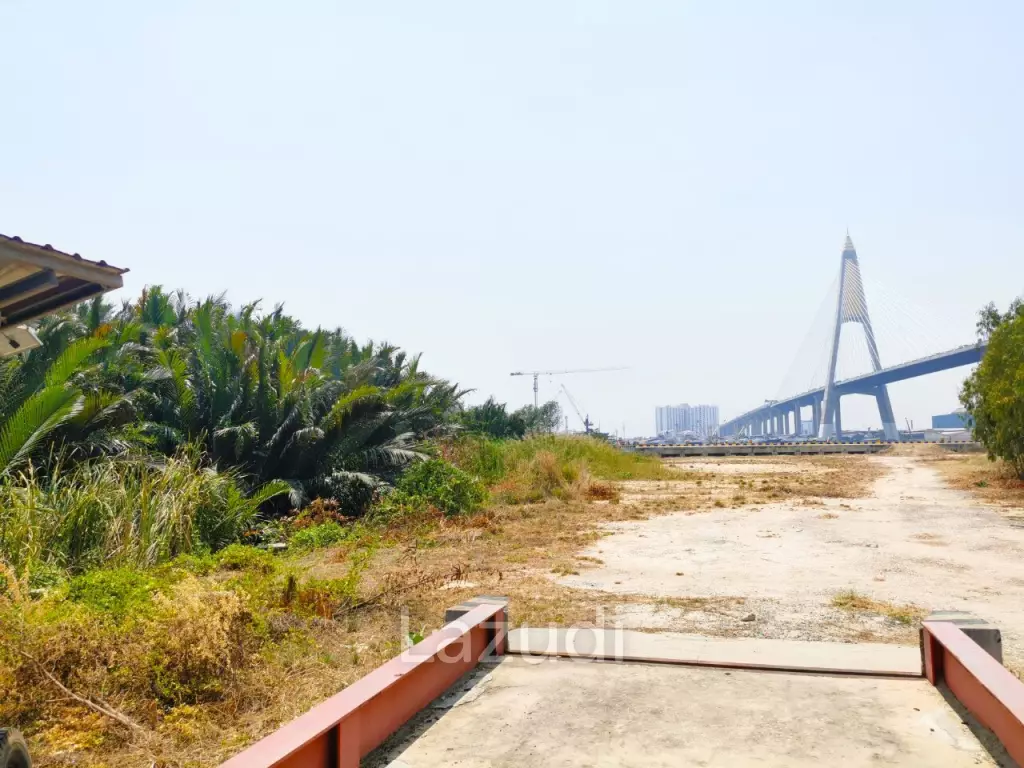 Land 11-2-11.7 rai. , Chao Phraya River, Samut Prakan