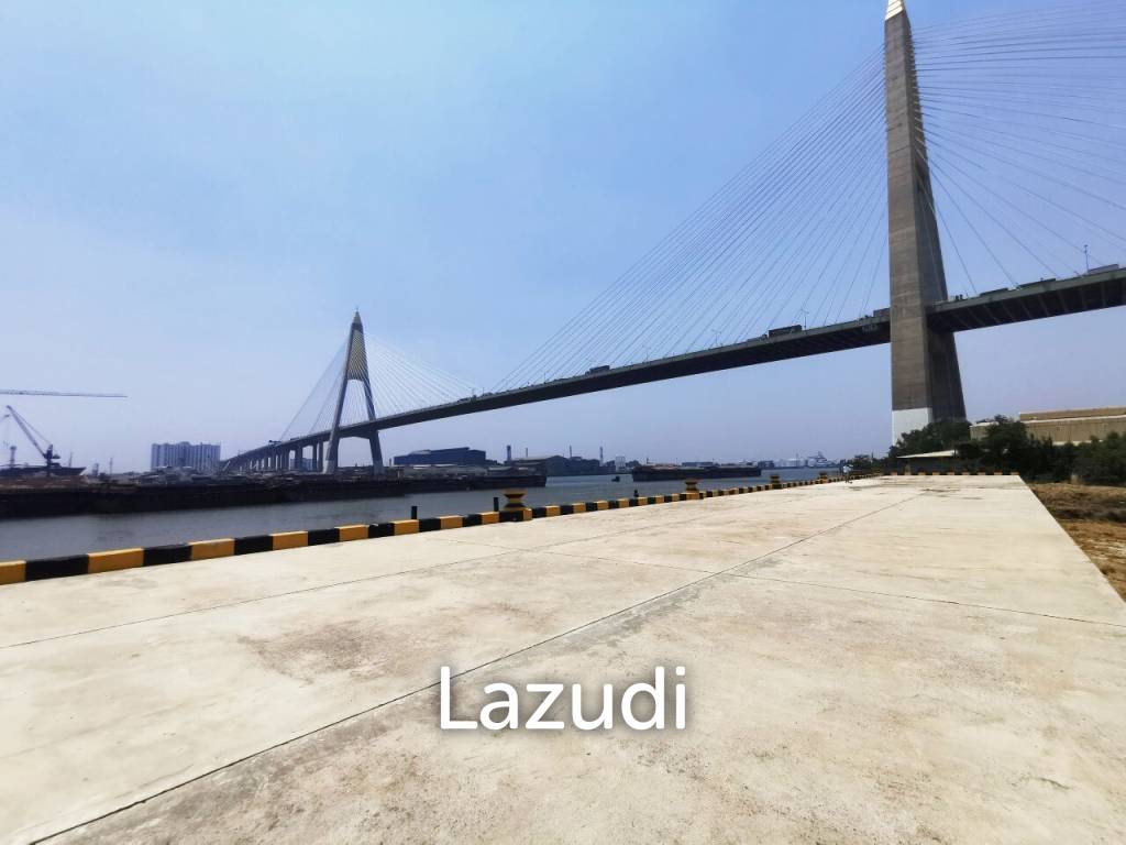 Land 11-2-11.7 rai. , Chao Phraya River, Samut Prakan