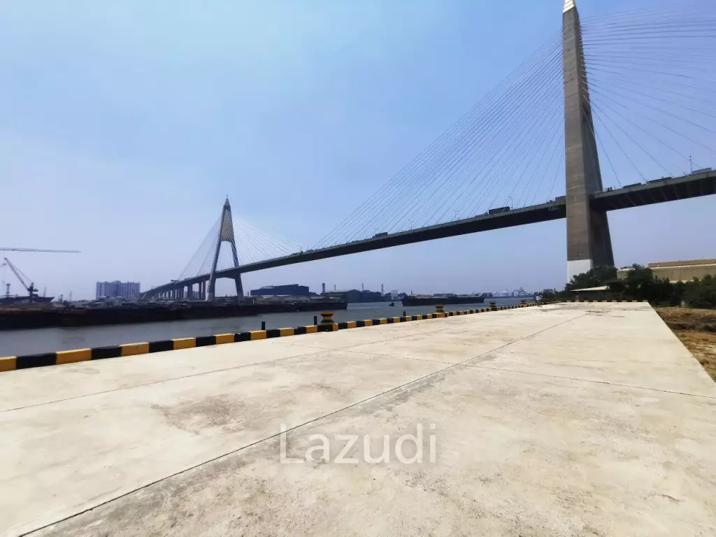 Land 11-2-11.7 rai. , Chao Phraya River, Samut Prakan