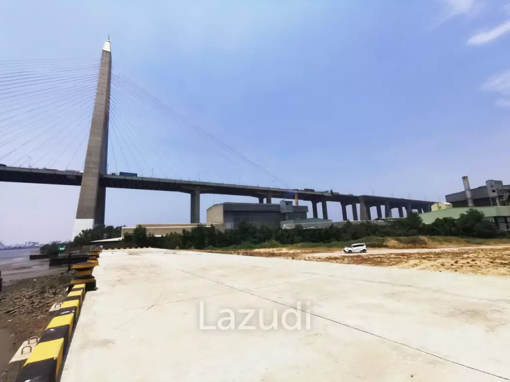 Land 11-2-11.7 rai. , Chao Phraya River, Samut Prakan