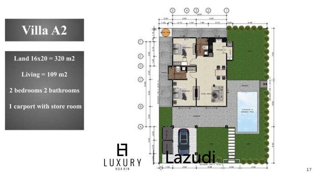 320 Kvm 2 Seng Hus for Salg