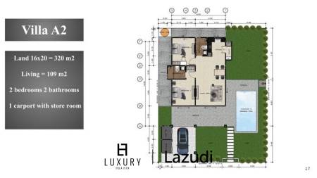 320 Kvm 2 Seng Hus for Salg