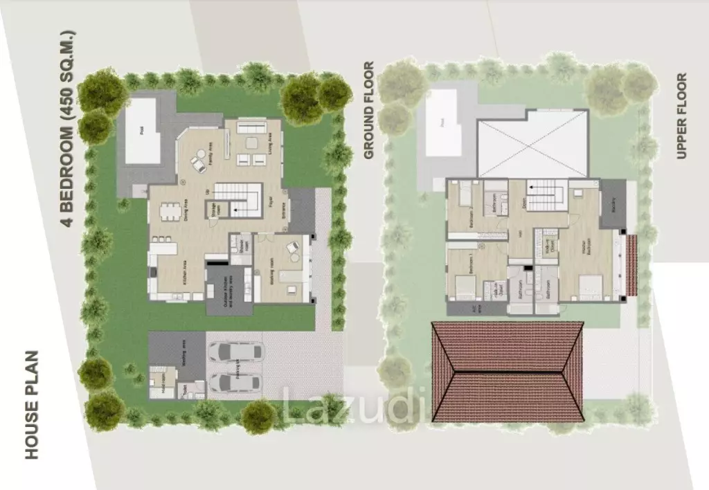 4 Bed 4 Bath 450 SQ.M The Privilege Laem Chabang