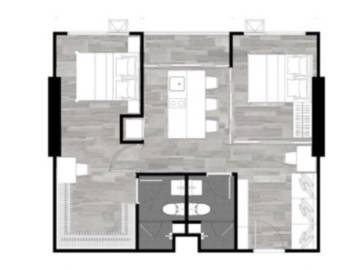 2 Bed 2 Bath 51.8 SQ.M The Origin E22 Station