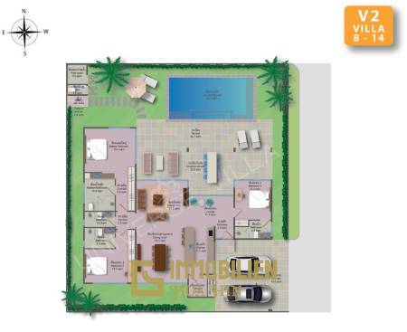 3 Bed 4 Bath 265 SQ.M Universe Villas