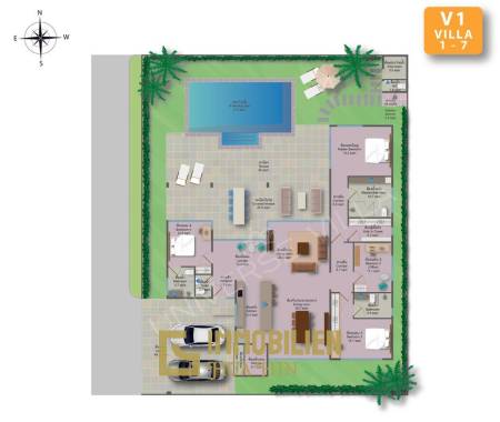 4 Bed 4 Bath 307 SQ.M Universe Villas