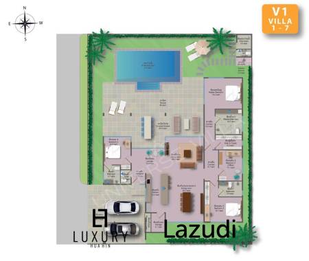 4 Bed 4 Bath 307 SQ.M Universe Villas