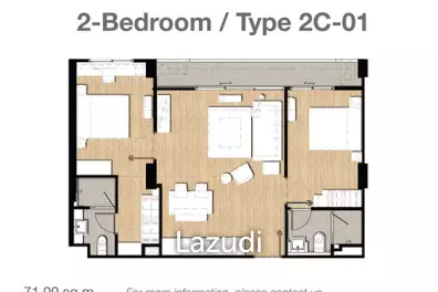 2 ห้องนอน 70.29ตร.ม. ดิ อิสสระ เชียงใหม่