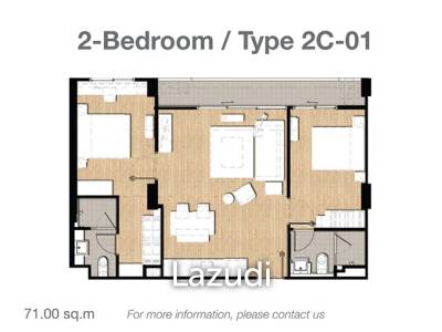 2 bed 70.29SQM The Issara Chiangmai