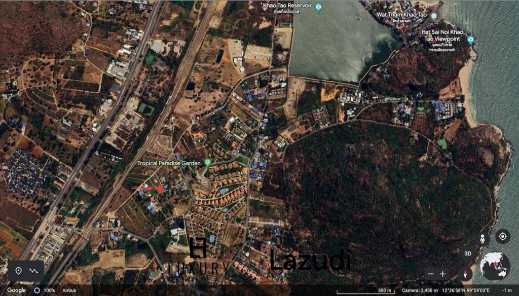 1 Rai Land For Sale In Khao Tao Near Sainoi Beach