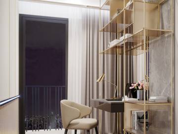 1 Bed plus 1 Bath 34.42 SQ.M KnightsBridge Collage Sukhumvit 107