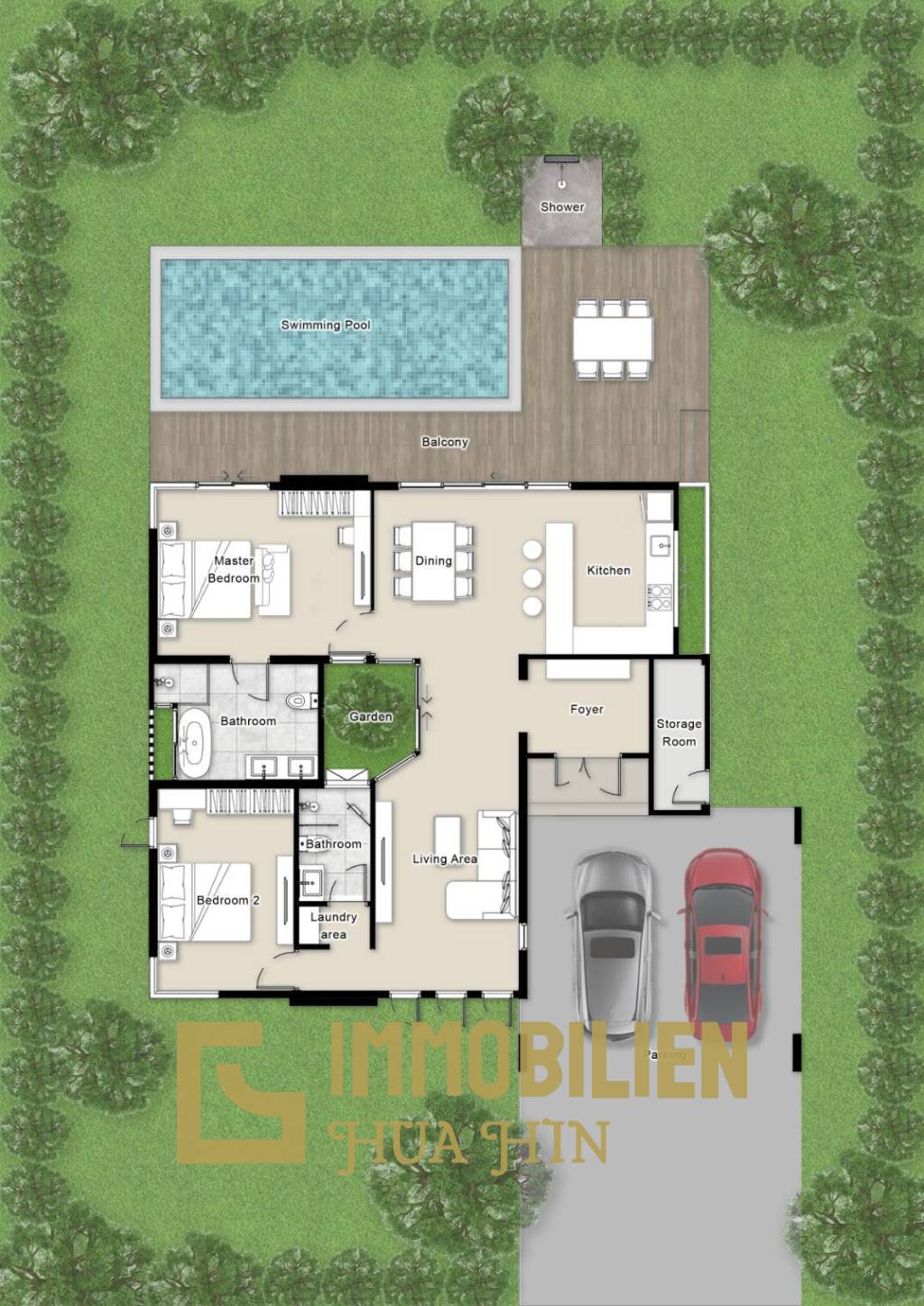 2 Bed 2 Bath 200 SQ.M Terra The Privacy