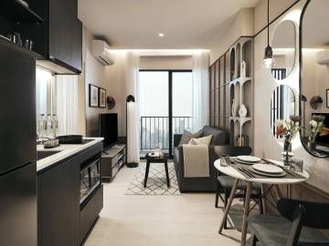 1 Bed 1 Bath 26 SQ.M NUE Noble Ratchada - Lat Phrao