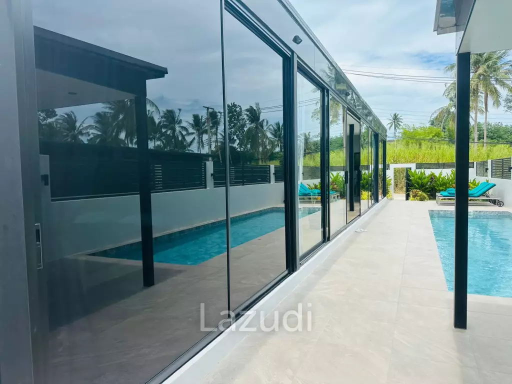 Sleek & Modern 2-Bed Pool Villa in Mae Nam, Koh Samui