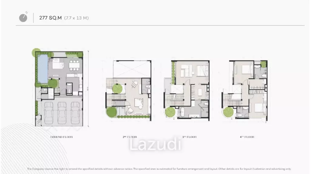 3 Bed 5 Bath 306.93 SQ.M Scape Ari