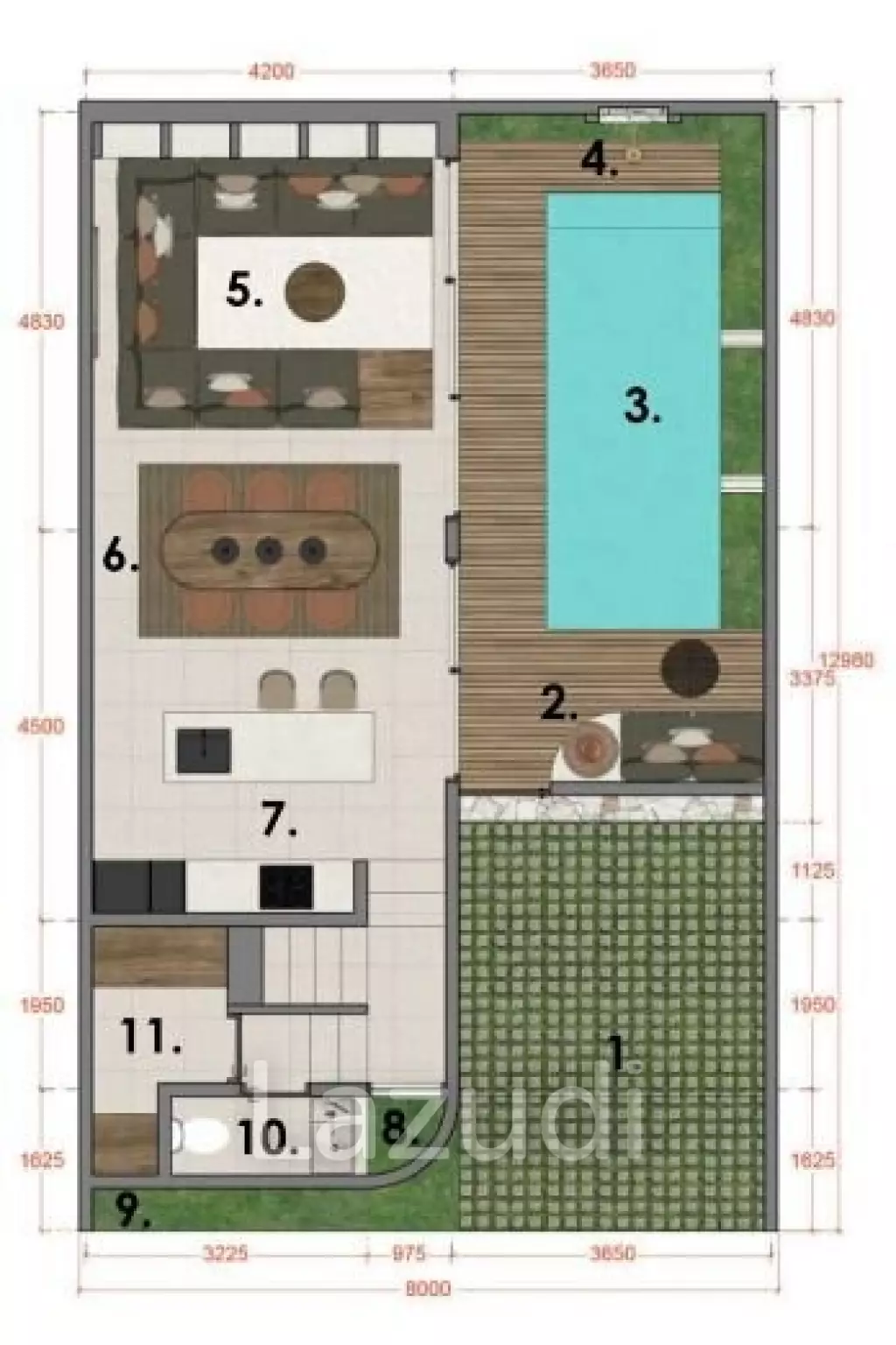 Fantastic villa complex with 2 Views in Jimbaran