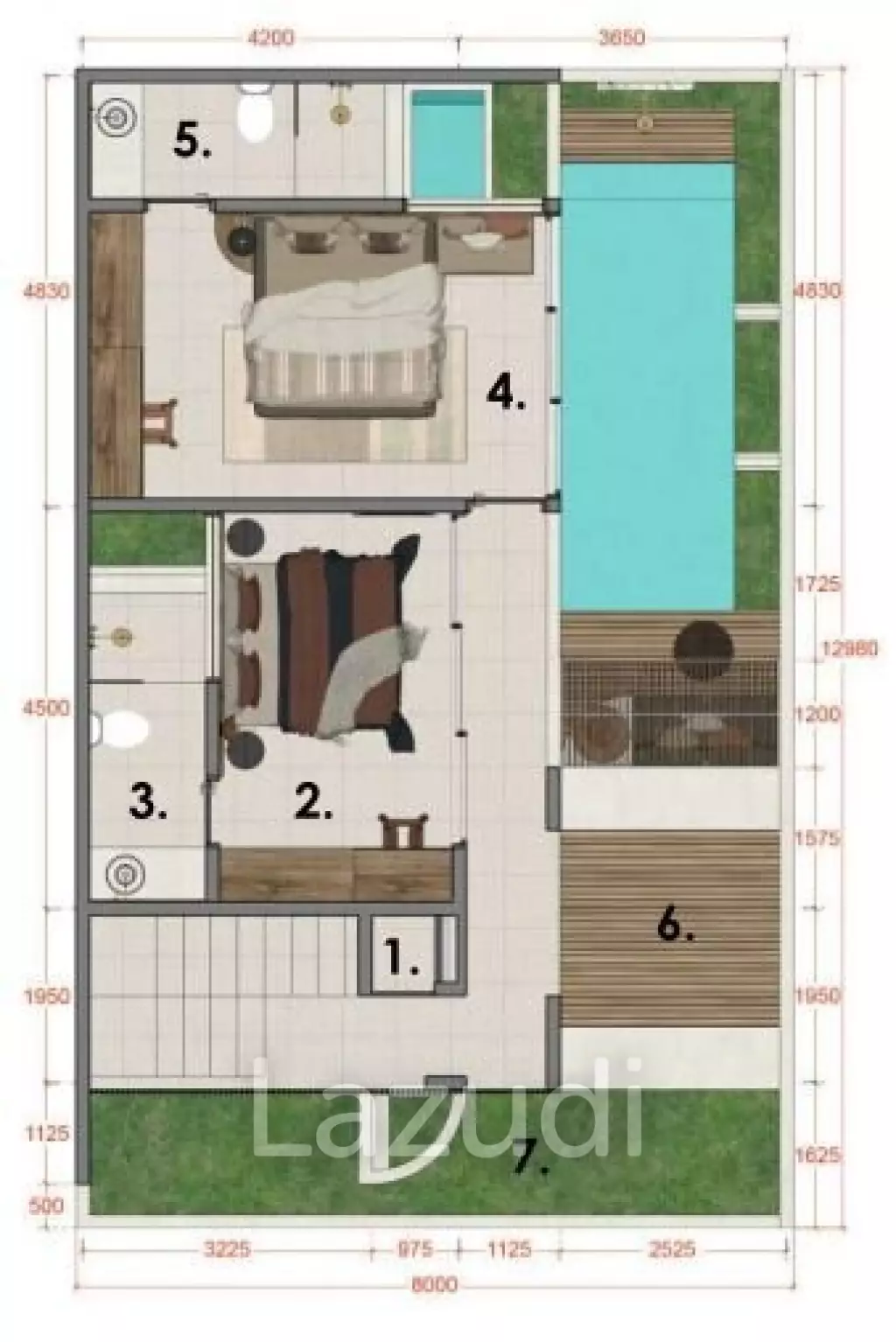 Fantastic villa complex with 2 Views in Jimbaran