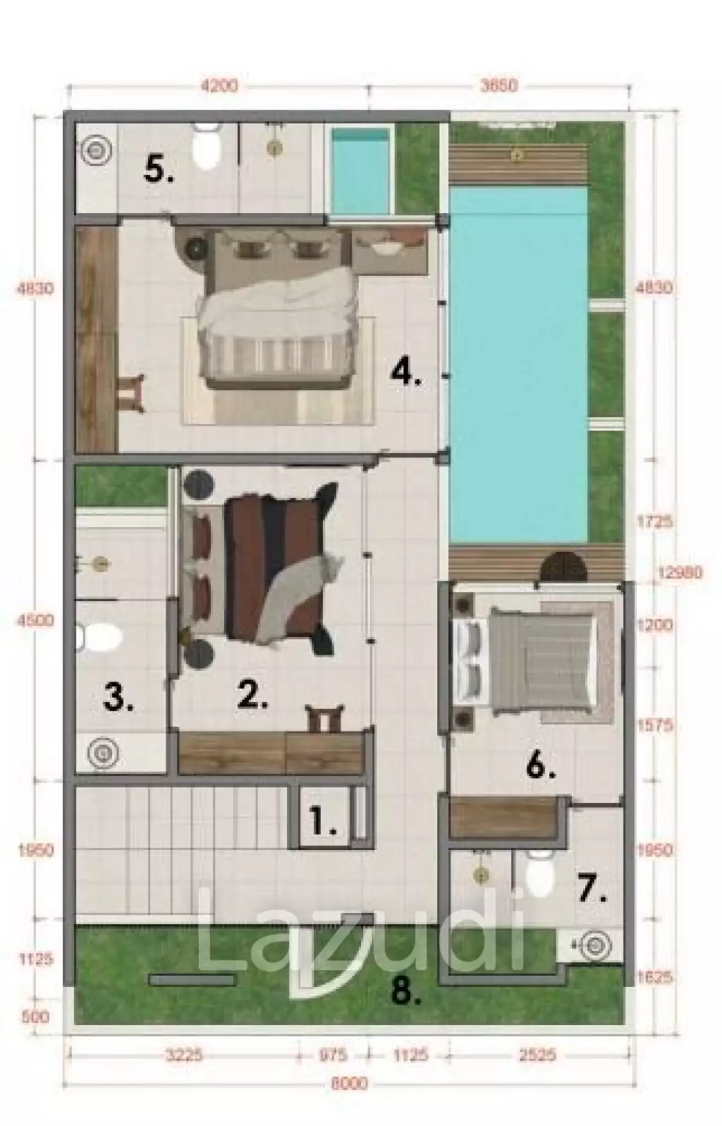 Fantastic villa complex with 2 Views in Jimbaran