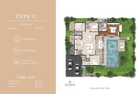 4 Bed 4 Bath 380 SQ.M Botanica Four Seasons