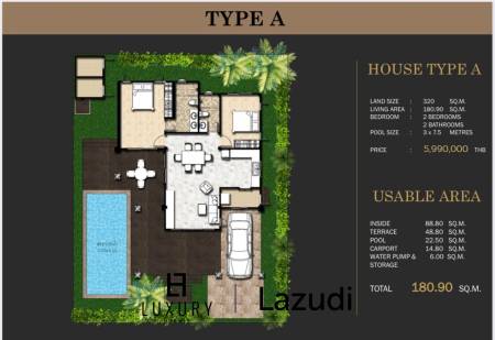 480 Kvm 2 Seng 2 Bad Villa for Salg