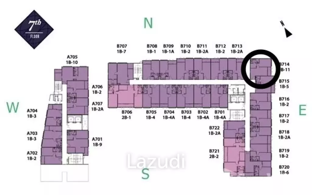 1 Bed 33 SQ.M Condolette Dwell Sukhumvit 26