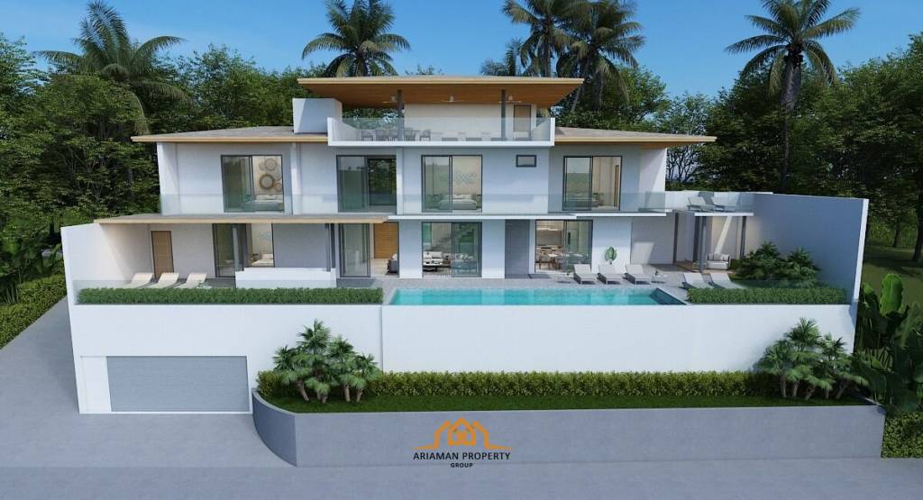 6 Bed 7 Bath 1 Theater 890 SQ.M. Sea View Villa in MA Michel Anusary Villas