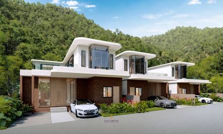 3 Bed 4  Bath 289.92 SQ.M Phuvista Naithon Villas