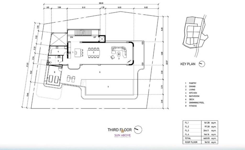 4 Bed 4  Bath 668.85 SQ.M Phuvista Naithon Villas