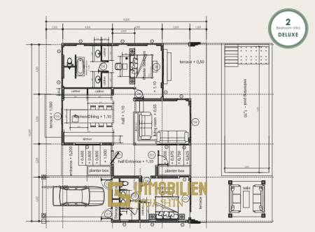 Вилла 843 кв.м. 2 Кровать 2 Ванна