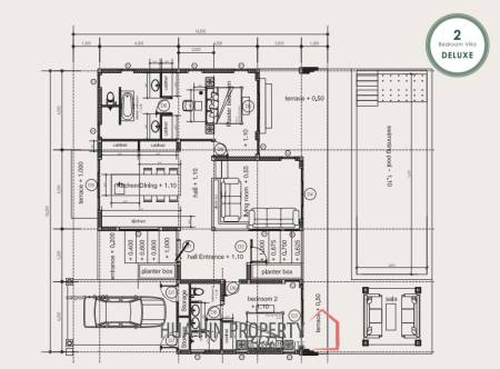 3 Bed 3 Bath 295 SQ.M BelVida Estate Villa Suasana