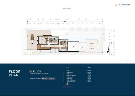 4 Bed 4 Bath  692.41 SQ.M The Trinity Prime